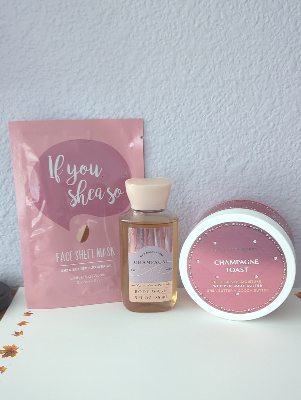 Bath & Body Works Champagne Toast Set - Body Wash & Body Butter
